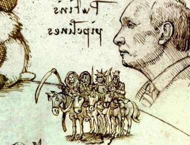 Οι τέσσερις ιππότες της Αποκάλυψης στο γεμάτο συμβολισμούς και κρυφά μηνύματα εξώφυλλο του Economist για το 2019